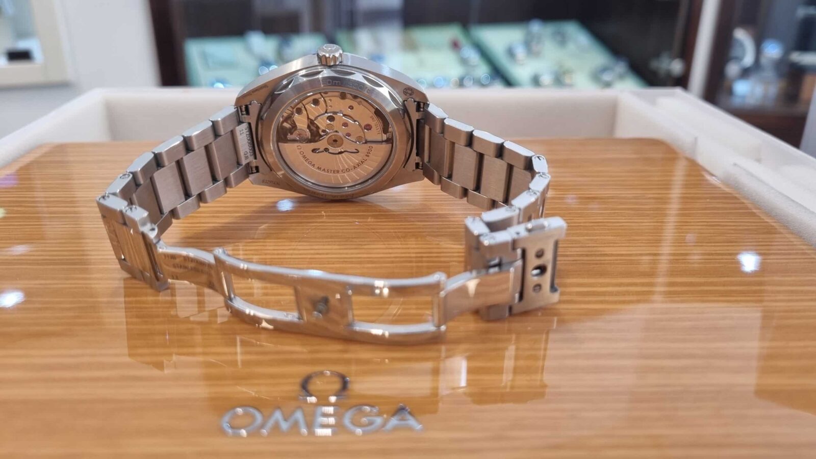 Omega Seamaster Aqua Terra Co-Axial Master Chronometer 41mm Blue Dial Pre-Owned-2021 | Gothelf A. Watches — 6