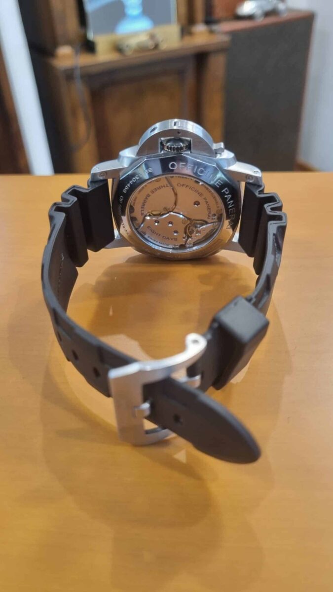 Panerai Luminor 1950 8 Days GMT Pam 233 Pre-owned exellent condition | Gothelf A. Watches — 8