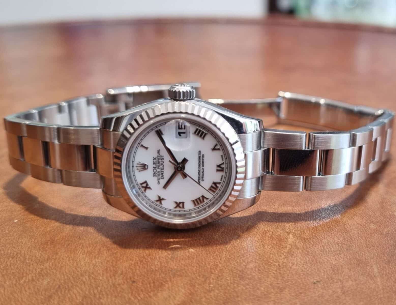 Rolex Datejust Ladies 26mm White Gold Bezel ref.179174 | Gothelf A. Watches — 3