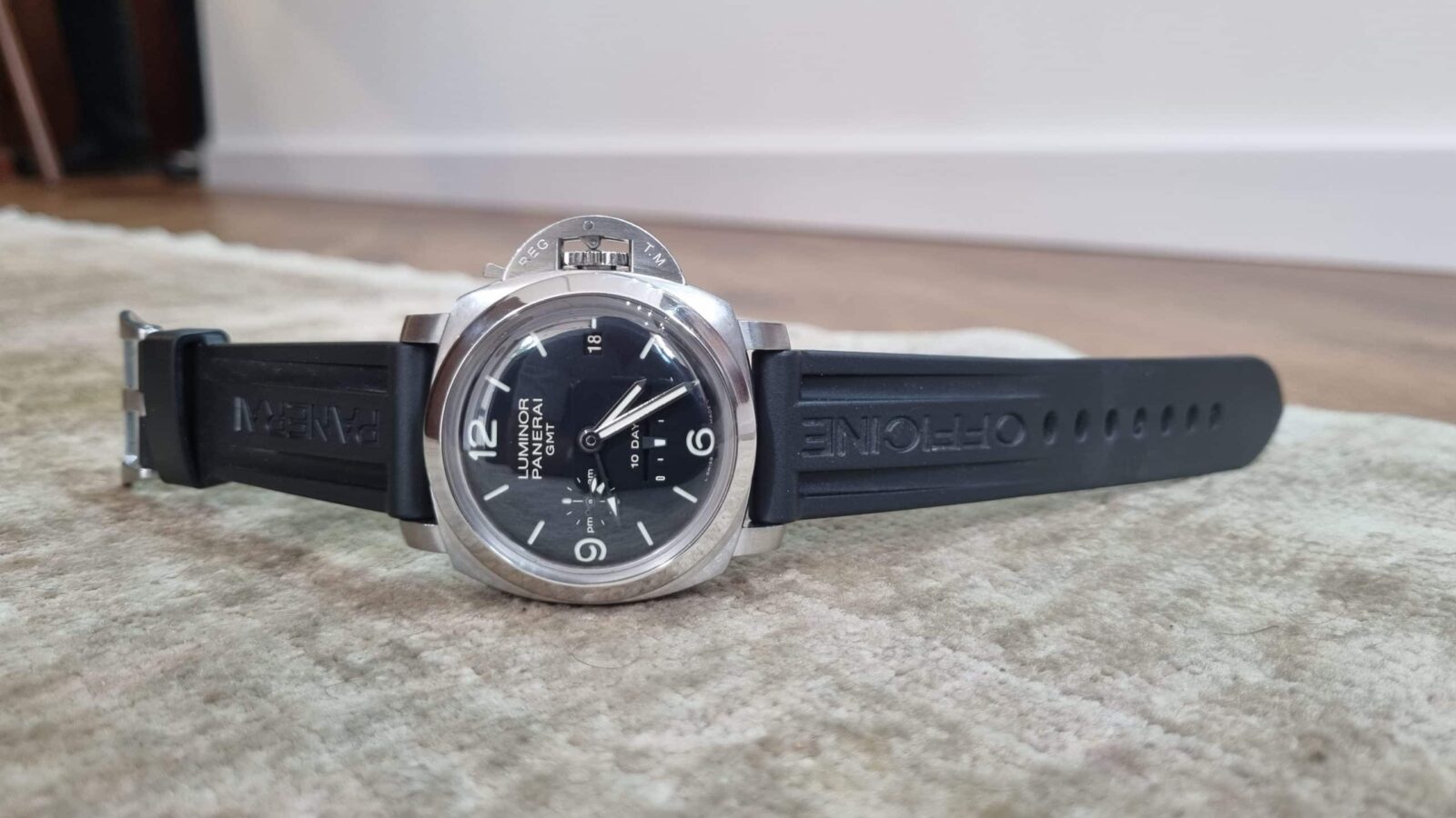 Panerai Luminor 1950 10 Days GMT Automatic Pam 270 44mm Power Reserve | Gothelf A. Watches — 2