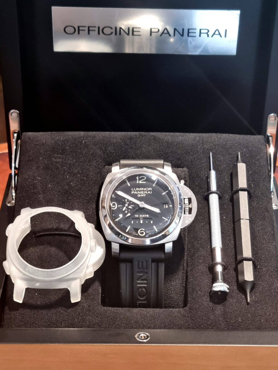 Panerai Luminor 1950 10 Days GMT Automatic Pam 270 44mm Power Reserve | Gothelf A. Watches