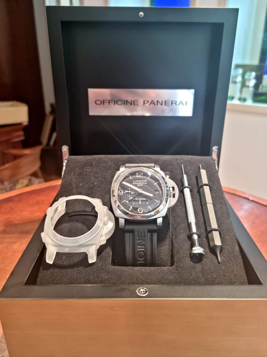 Panerai Luminor 1950 10 Days GMT Automatic Pam 270 44mm Power Reserve | Gothelf A. Watches — 5