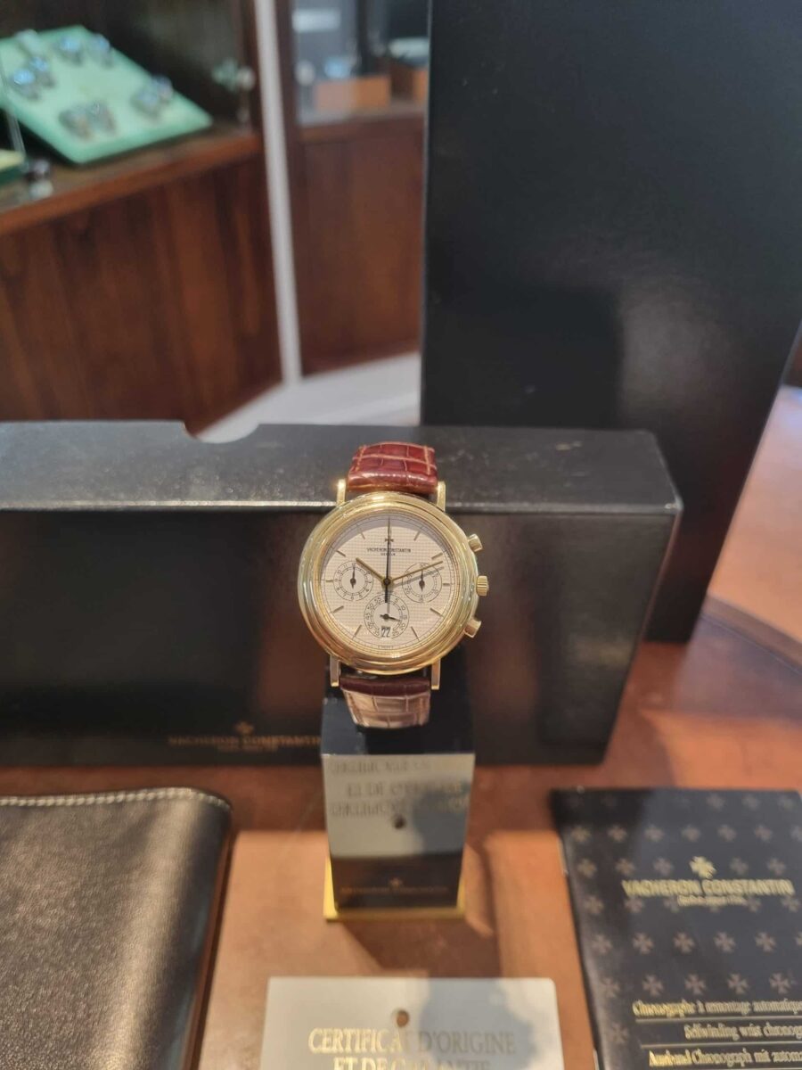 Vacheron Constantin Historiques Chronograph 18k Yellow Gold Ref.49003 | Gothelf A. Watches — 3