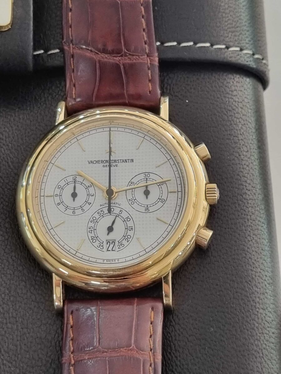 Vacheron Constantin Historiques Chronograph 18k Yellow Gold Ref.49003 | Gothelf A. Watches — 4