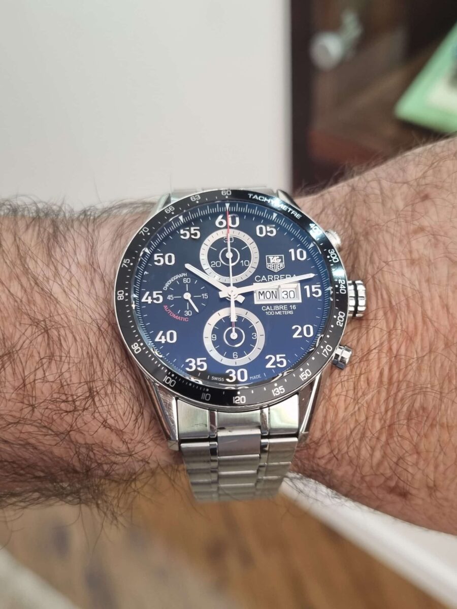 Tag Heuer Carrera Chronograph Calibre 16 Automatic 44mm Ref.cv2010 | Gothelf A. Watches — 5
