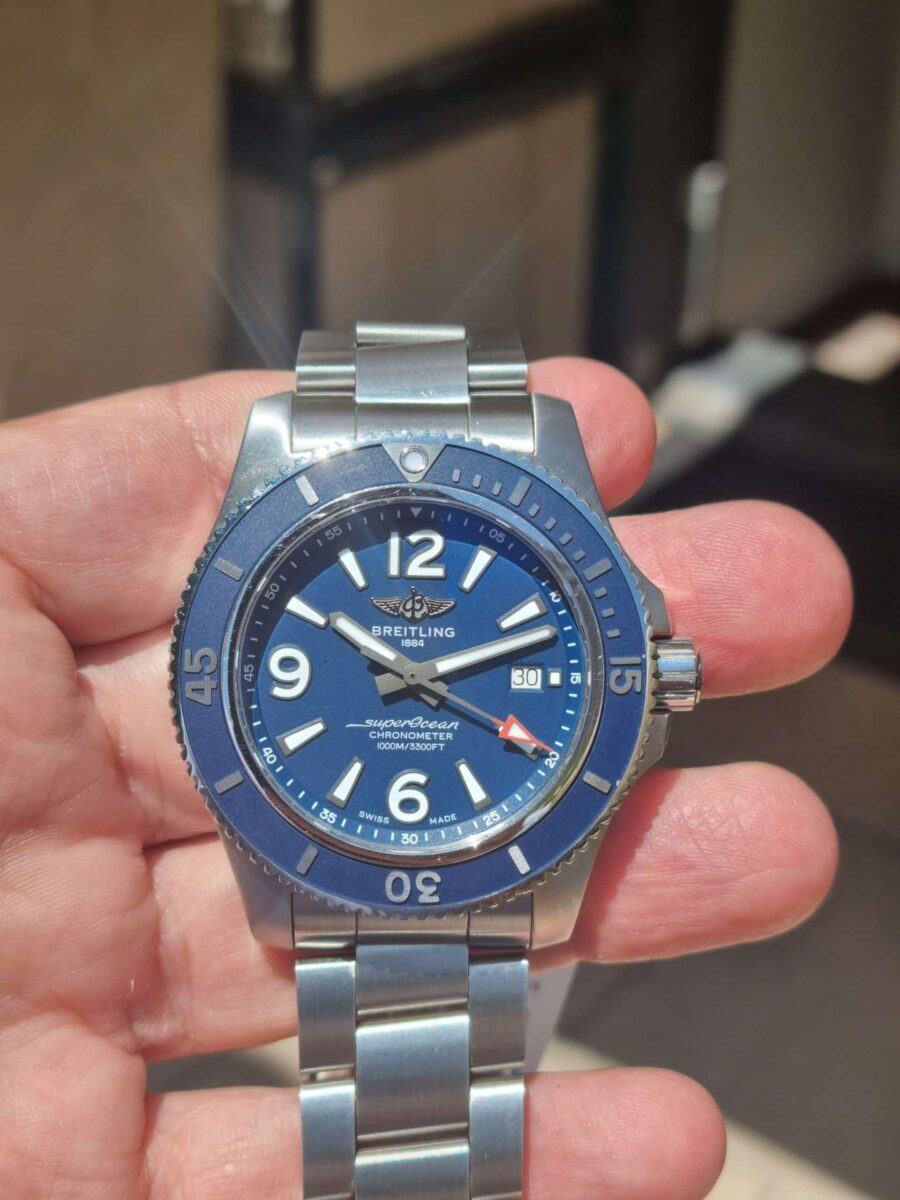 Breitling Superocean 44mm Blue Dial Automatic Ref.A17367 | Gothelf A. Watches — 2