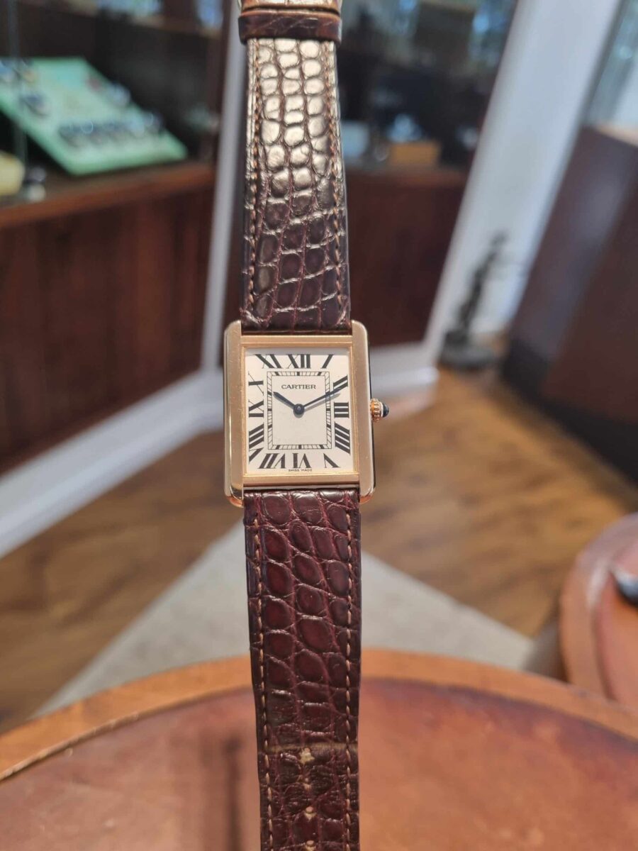 Cartier Tank Solo 18k Rose Gold Large Ref.3167 | Gothelf A. Watches — 8