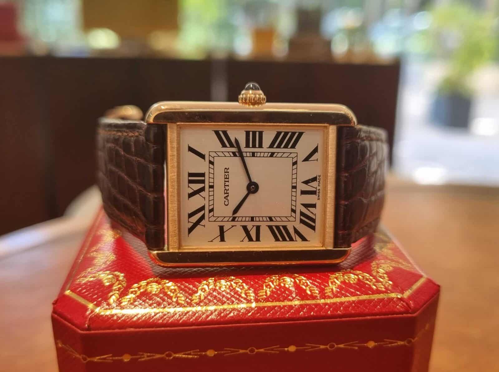 Cartier Tank Solo 18k Rose Gold Large Ref.3167 | Gothelf A. Watches — 4