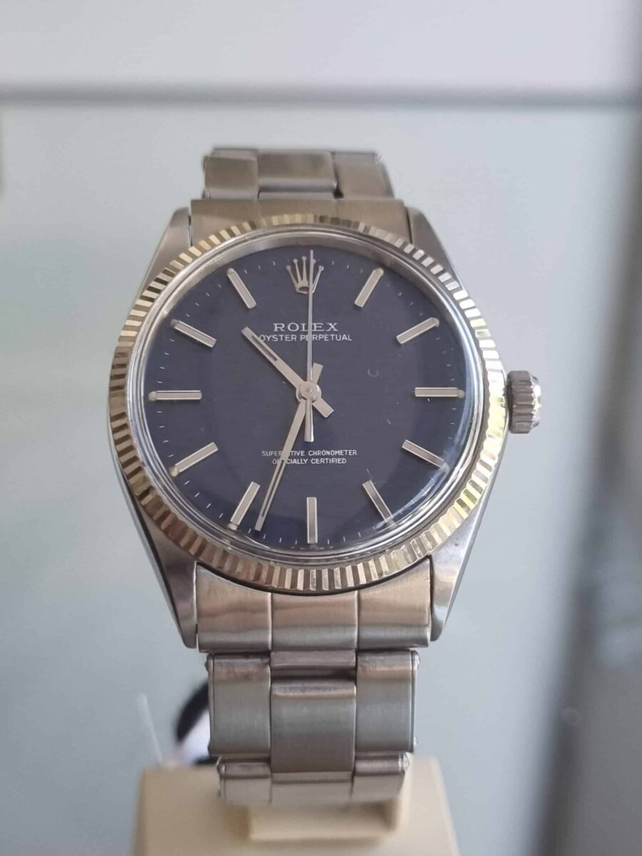 Rolex Oyster Perpetual Vintage Special Blue Mosaic Dial ref.1005 | Gothelf A. Watches — 7