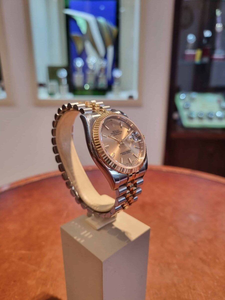 Rolex Datejust 36mm Steel & 18k Yellow Gold Champagne Dial ref.116233 | Gothelf A. Watches — 6