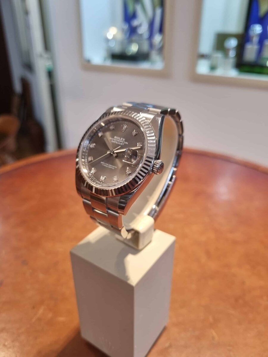 Rolex Datejust 41mm Rhodium Diamonds Dial Ref.126334 | Gothelf A. Watches — 4