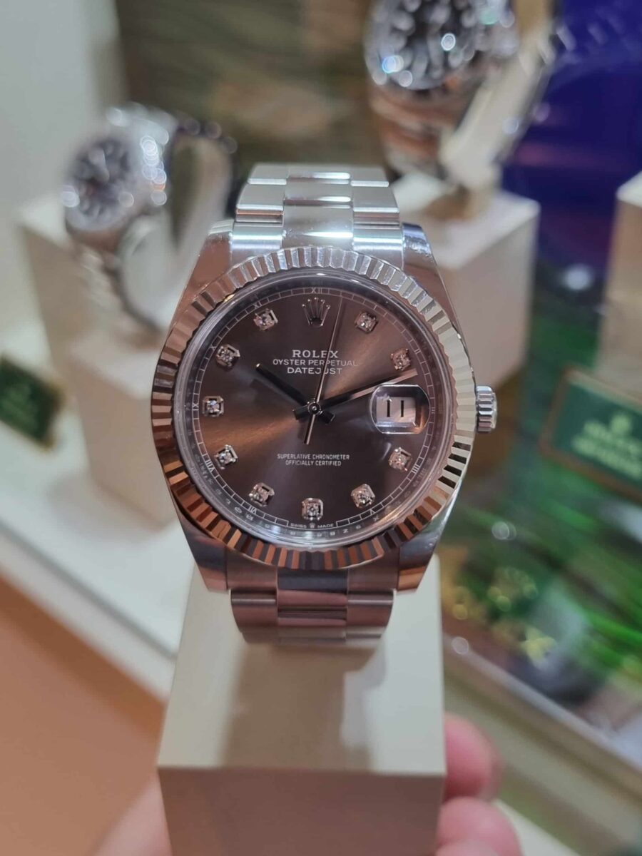 Rolex Datejust 41mm Rhodium Diamonds Dial Ref.126334 | Gothelf A. Watches — 5