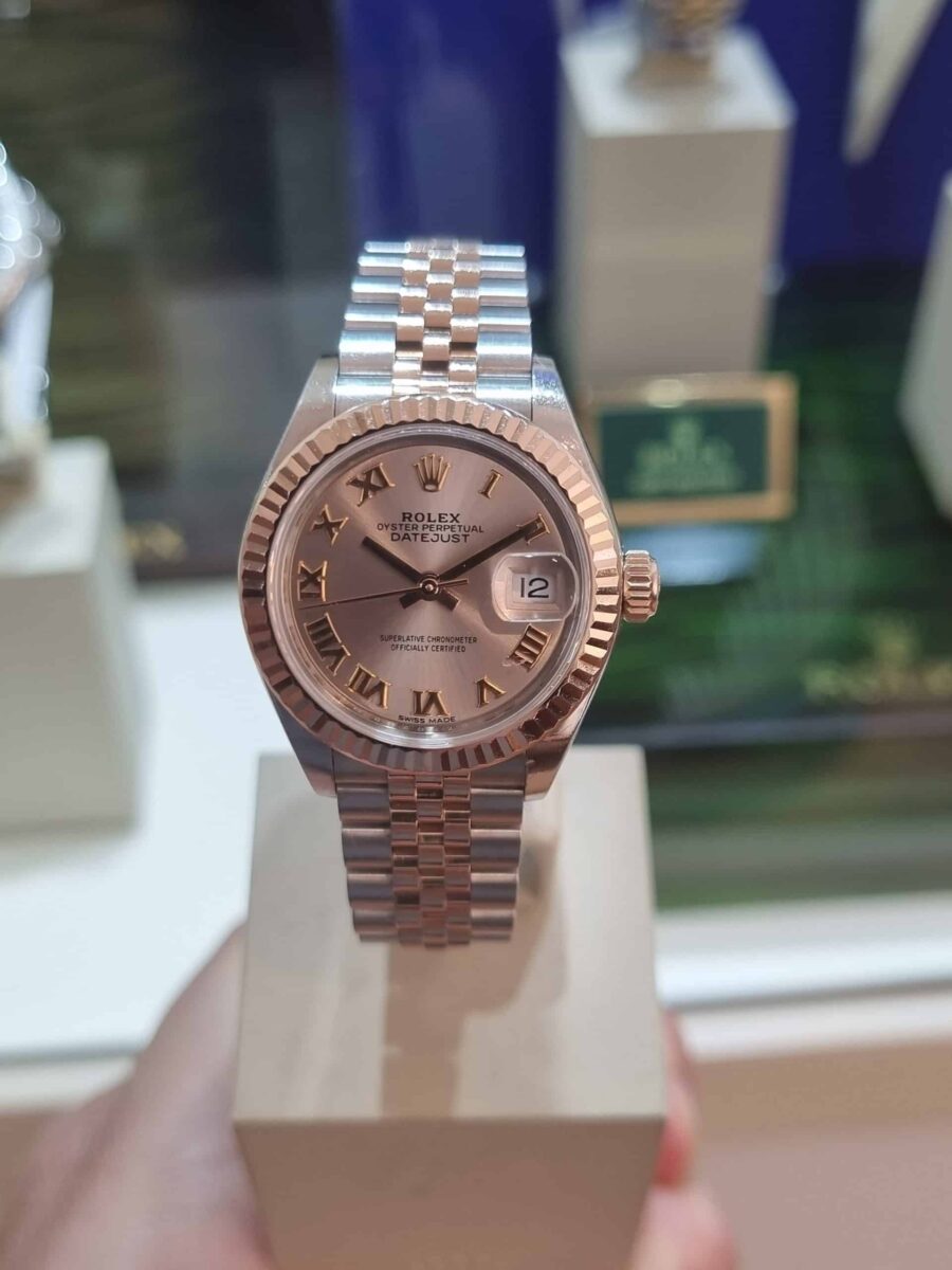 Rolex Lady-Datejust 28mm Oyster steel Rose Gold Ref.279171 | Gothelf A. Watches — 4