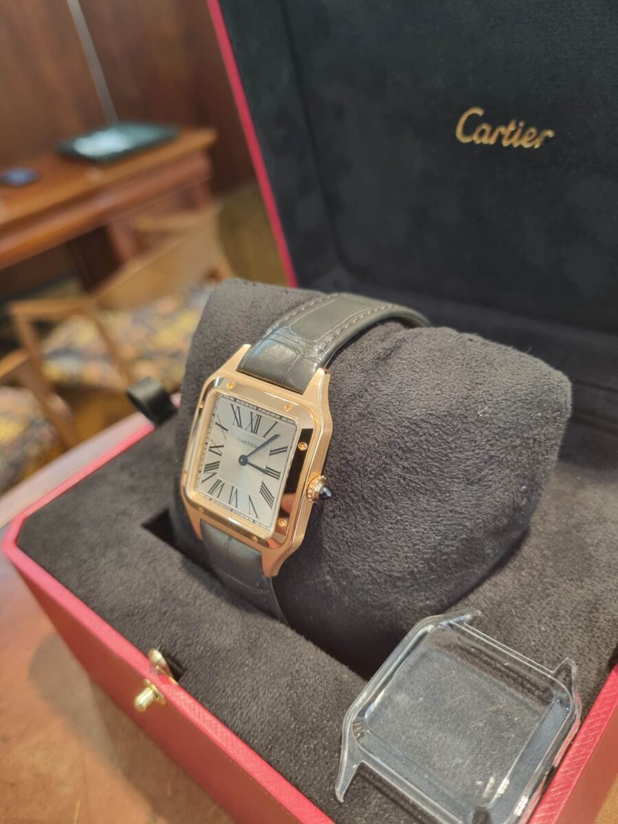 Cartier Santos Dumont Rose Gold Size Large NEW 2025! | Gothelf A. Watches — 3