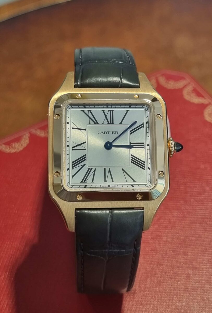 Cartier Santos Dumont Rose Gold Size Large NEW 2025! | Gothelf A. Watches