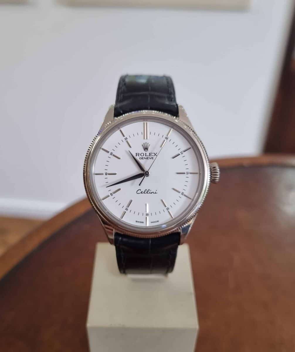 Rolex Cellini Automatic 18k White Gold 39mm pre-owned ref.50509 | Gothelf A. Watches — 4