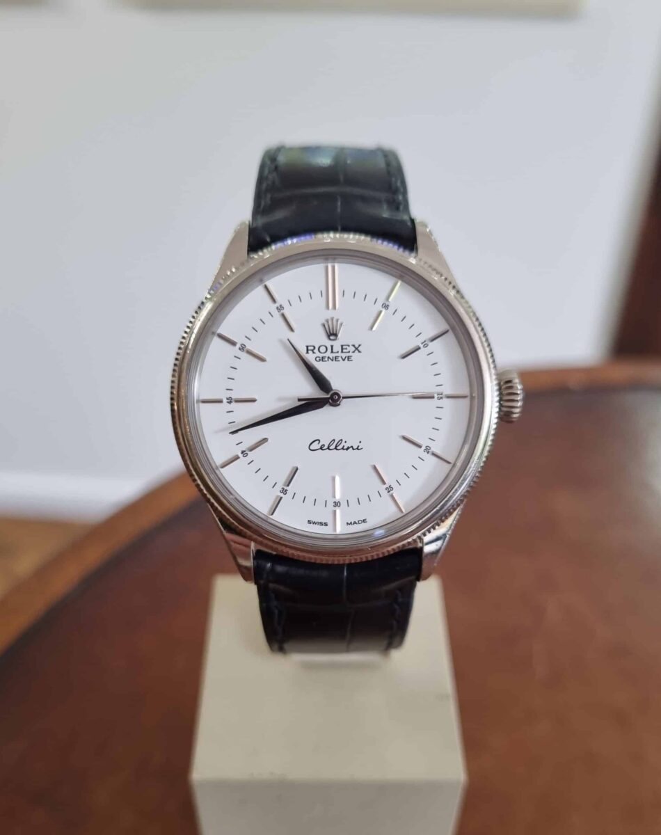 Rolex Cellini Automatic 18k White Gold 39mm pre-owned ref.50509 | Gothelf A. Watches — 2