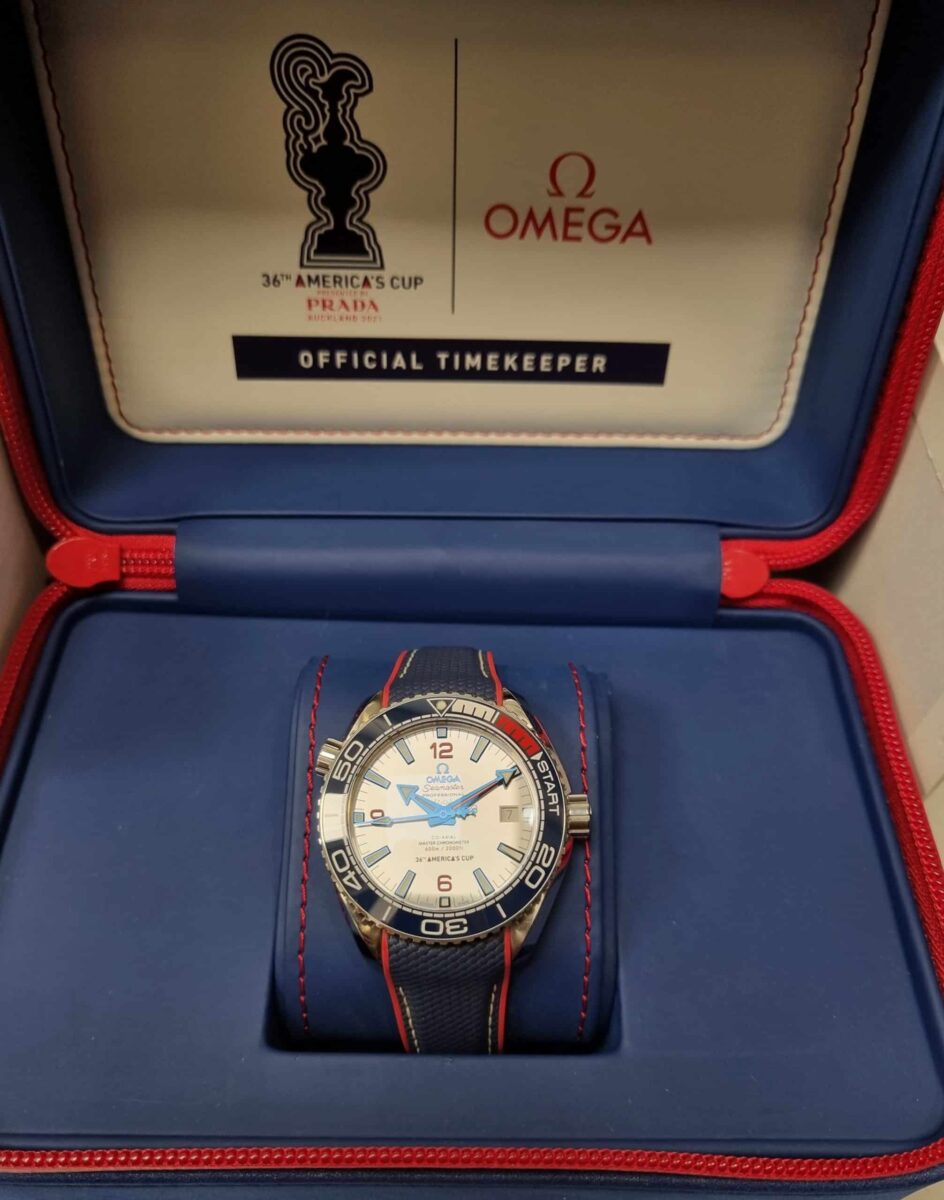 Omega Seamaster Diver 600M America’s Cup Limited Edition ref.215.32.43.21.04.001 | Gothelf A. Watches — 5