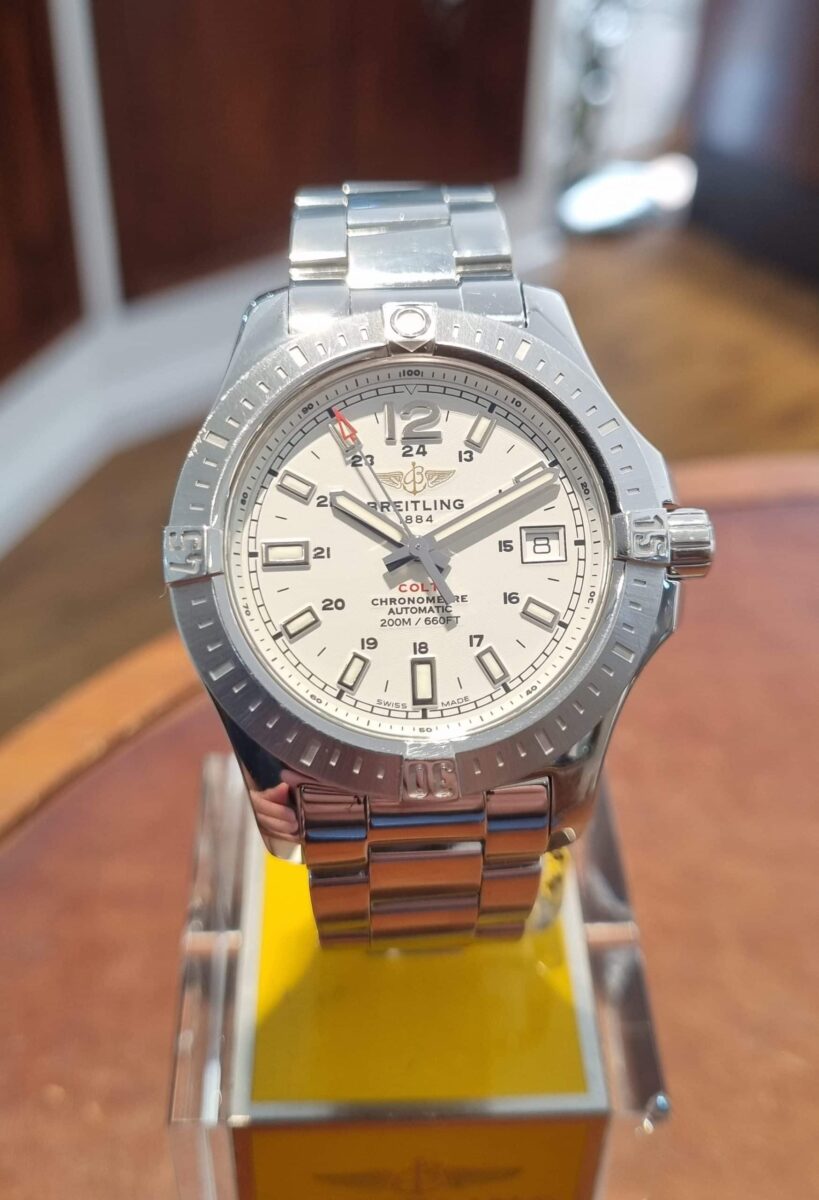 Breitling Colt automatic 41mm white dial ref.A17313101 | Gothelf A. Watches