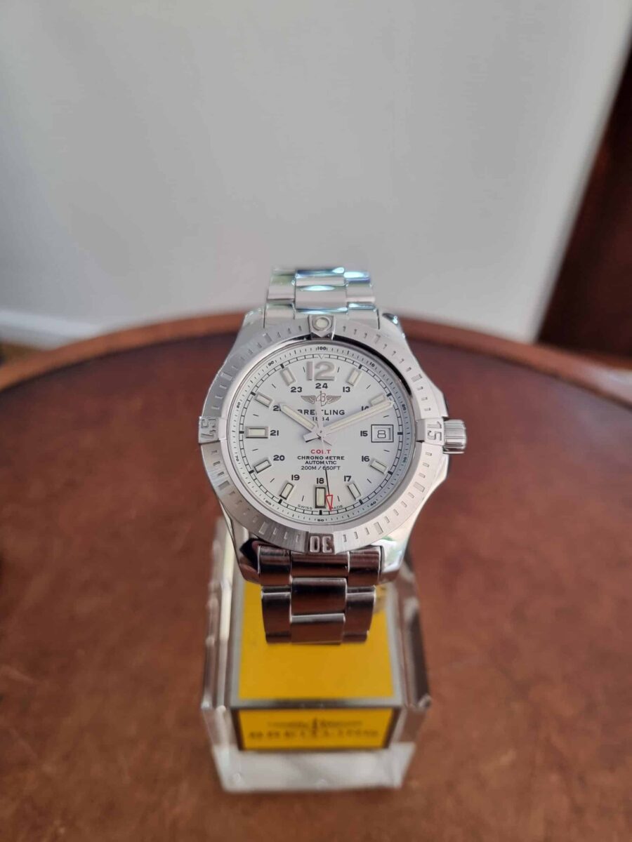 Breitling Colt automatic 41mm white dial ref.A17313101 | Gothelf A. Watches — 2