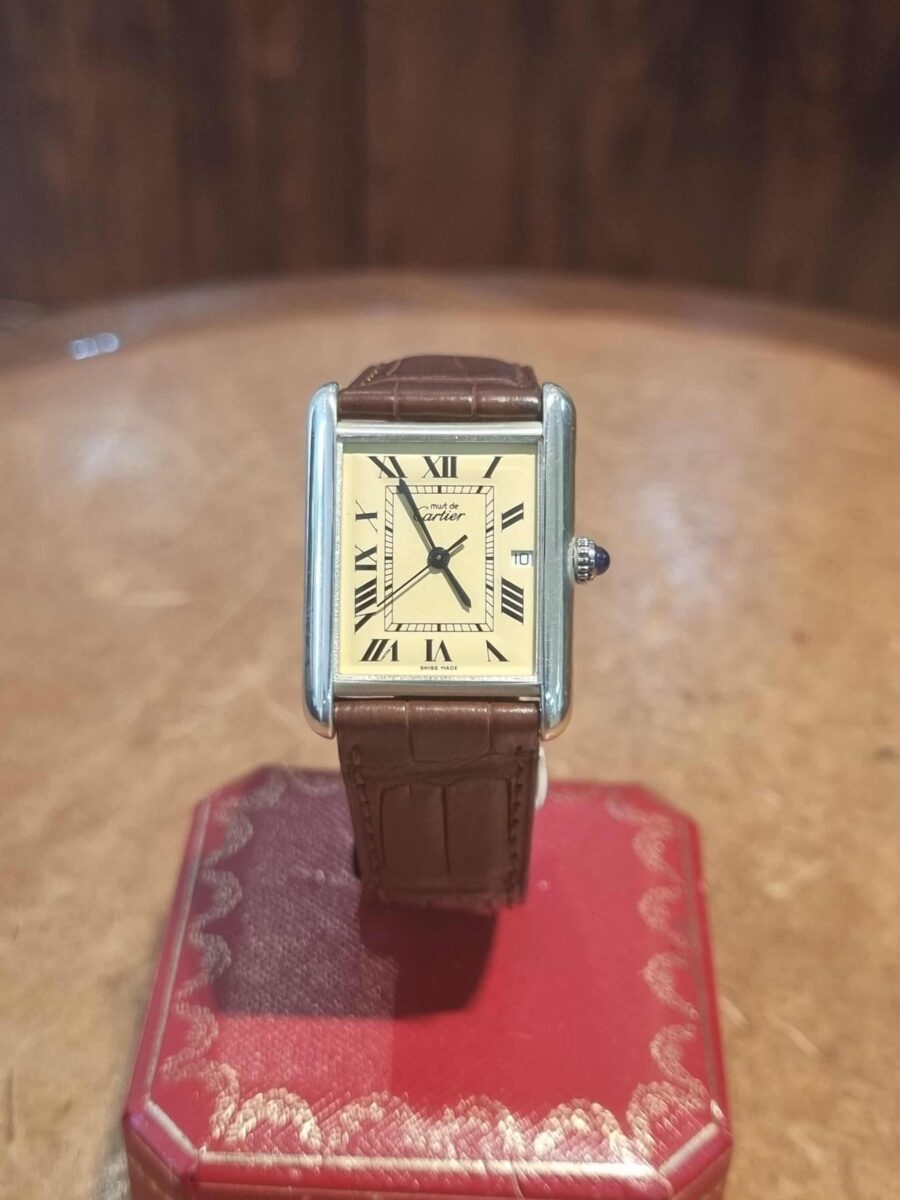 Cartier Tank Must de Cartier 925 Silver Cream Dial Vintage Quartz movement | Gothelf A. Watches — 4