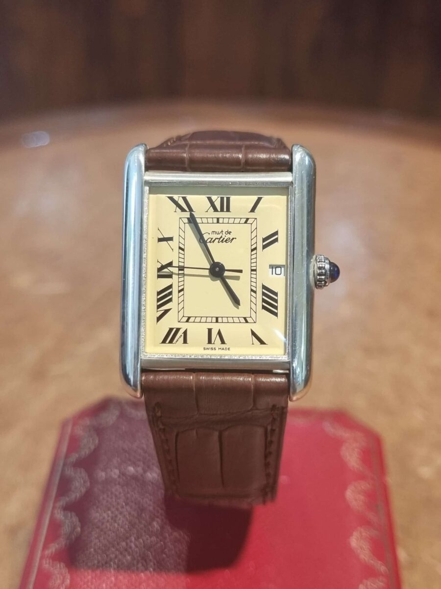 Cartier Tank Must de Cartier 925 Silver Cream Dial Vintage Quartz movement | Gothelf A. Watches