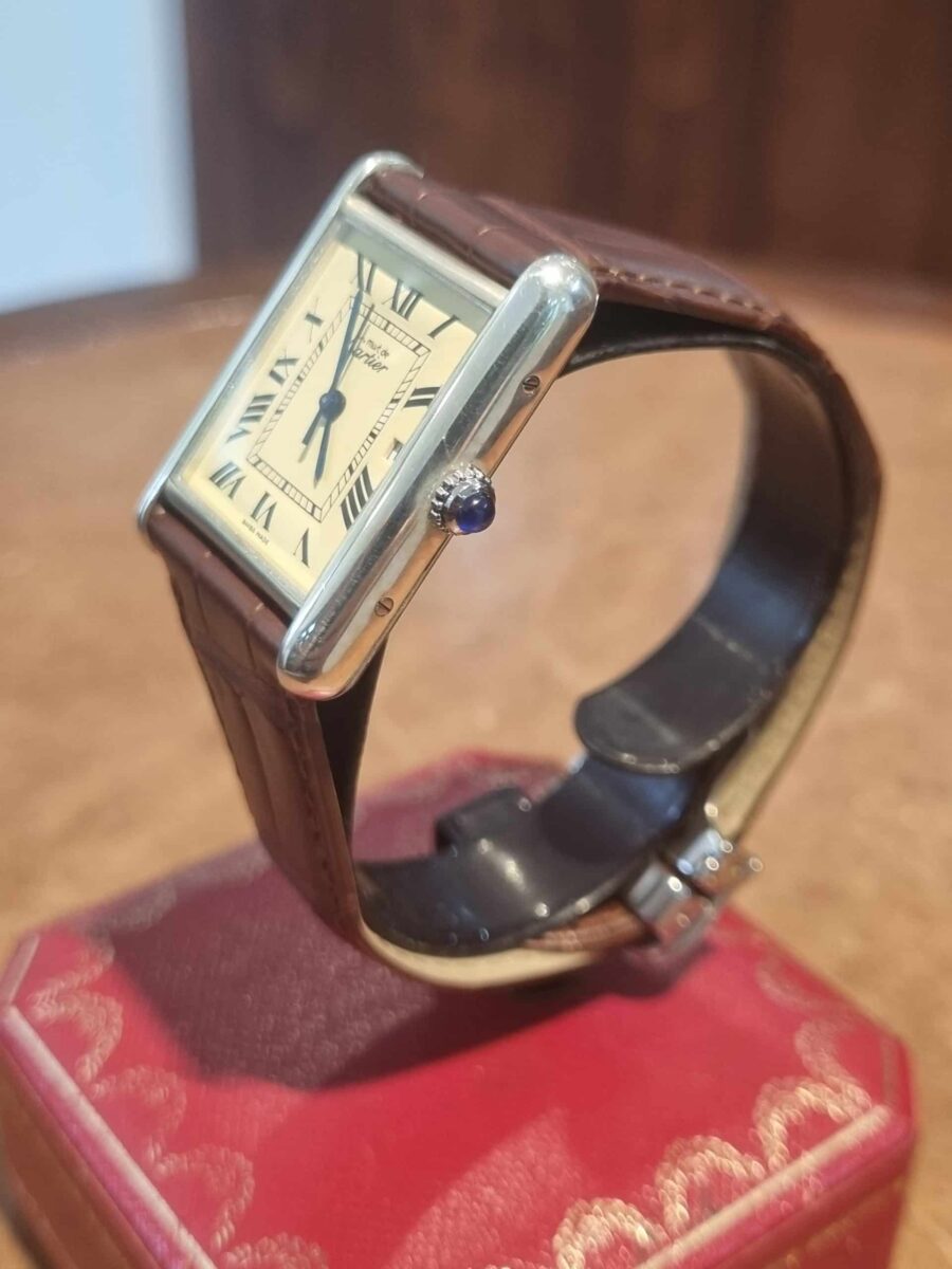 Cartier Tank Must de Cartier 925 Silver Cream Dial Vintage Quartz movement | Gothelf A. Watches — 5