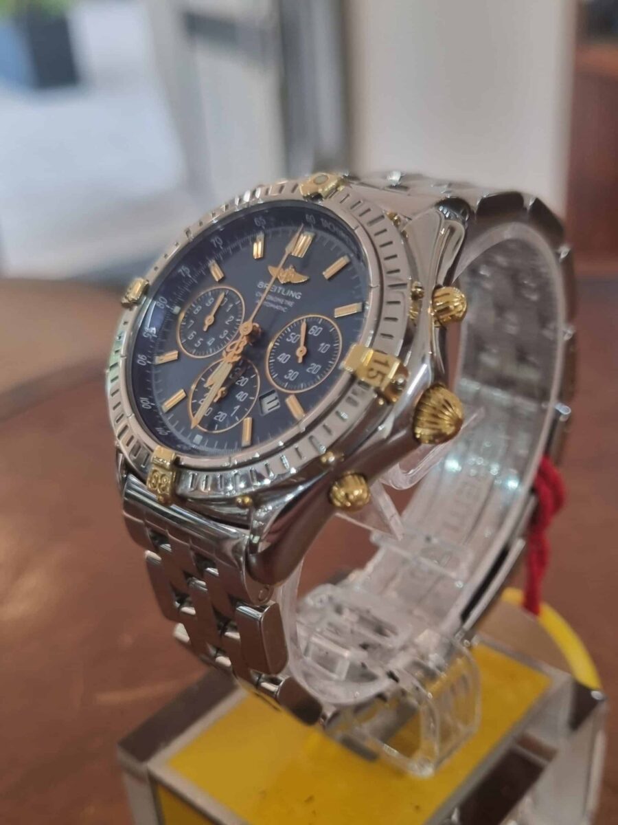 Breitling Shadow Flyback B35312 Blue Dial Automatic 38mm Steel and Gold Mint condition!!! | Gothelf A. Watches — 5