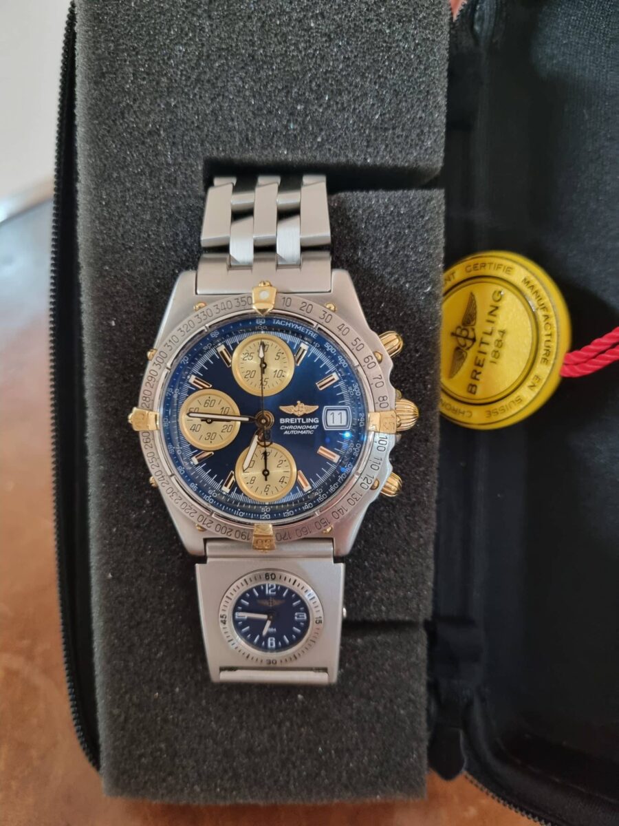 Breitling Chronomat Chronograph UTC 39mm ref.B13048 Mint condition!!! | Gothelf A. Watches