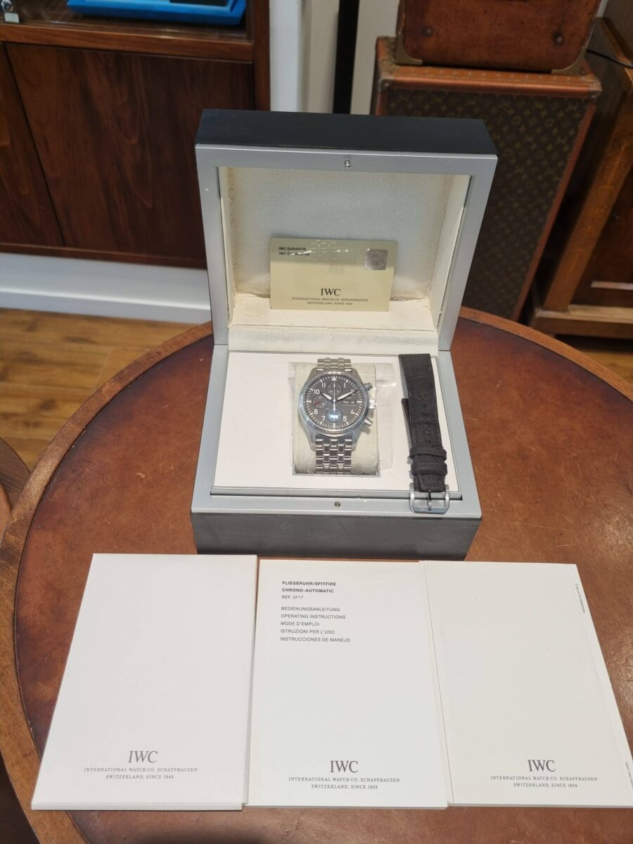 IWC Chronograph IW371704 Pilot’s Spitfire steel on steel 42mm full set | Gothelf A. Watches — 8