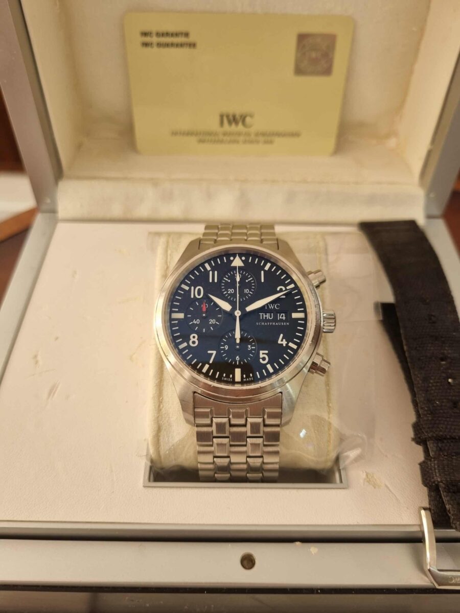 IWC Chronograph IW371704 Pilot’s Spitfire steel on steel 42mm full set | Gothelf A. Watches — 7