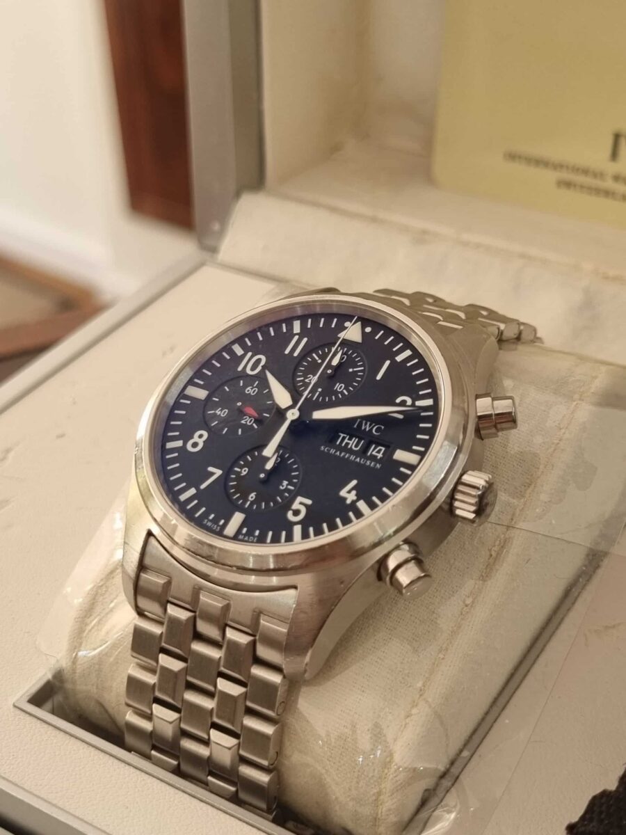 IWC Chronograph IW371704 Pilot’s Spitfire steel on steel 42mm full set | Gothelf A. Watches — 5