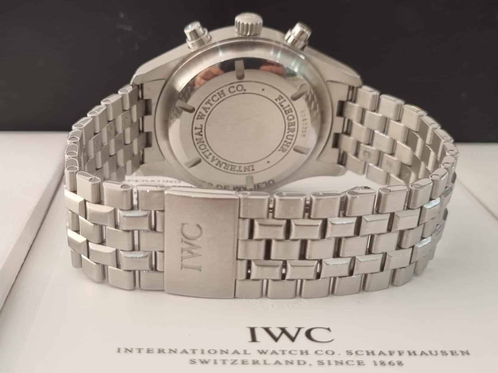 IWC Chronograph IW371704 Pilot’s Spitfire steel on steel 42mm full set | Gothelf A. Watches — 4