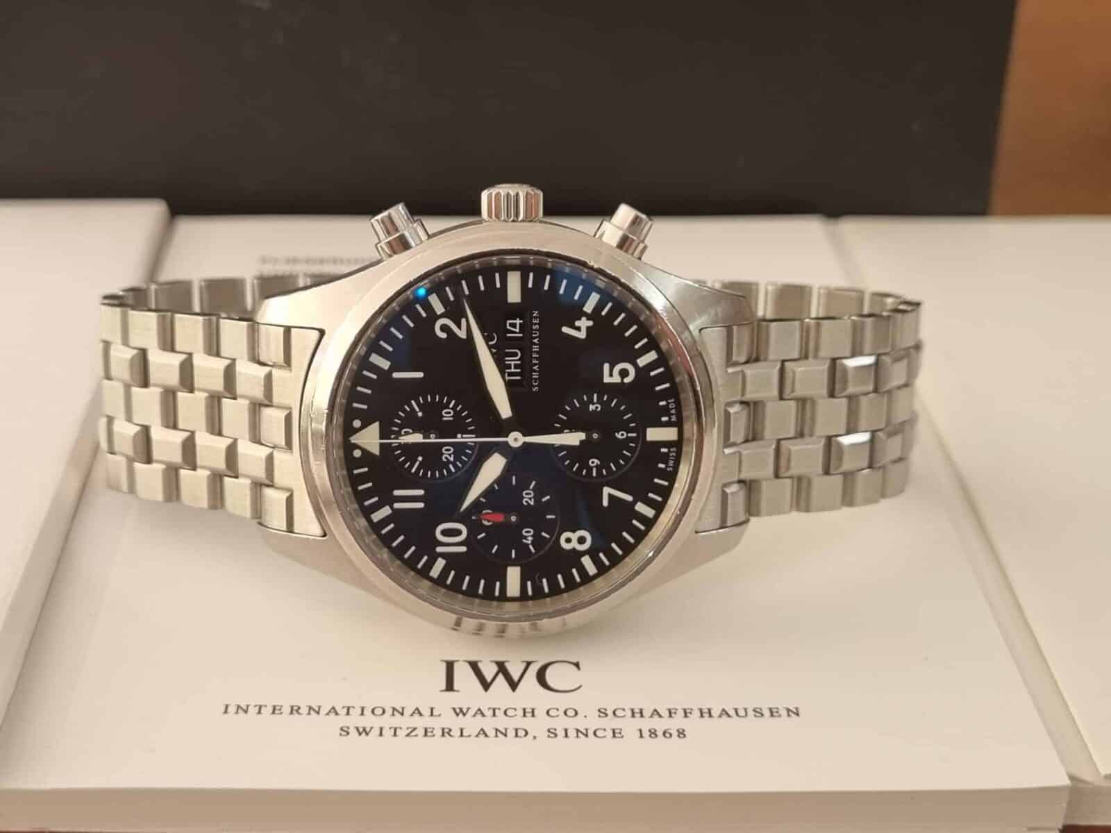 IWC Chronograph IW371704 Pilot’s Spitfire steel on steel 42mm full set | Gothelf A. Watches