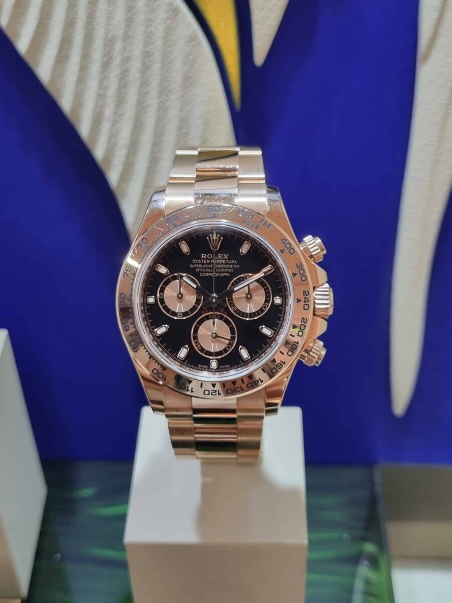 Rolex Daytona 18k Rose Gold ref.116505 pre-owned 2017 | Gothelf A. Watches