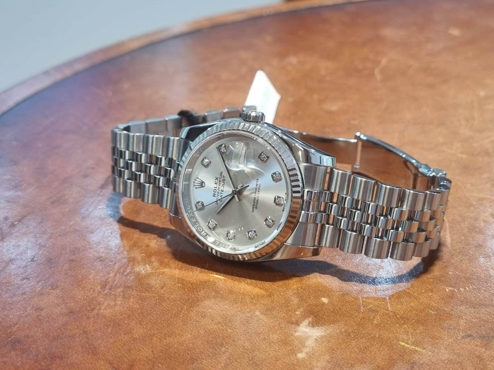 Rolex Datejust 36mm Diamonds Dial Ref.116234 pre-owned 2015 | Gothelf A. Watches — 7