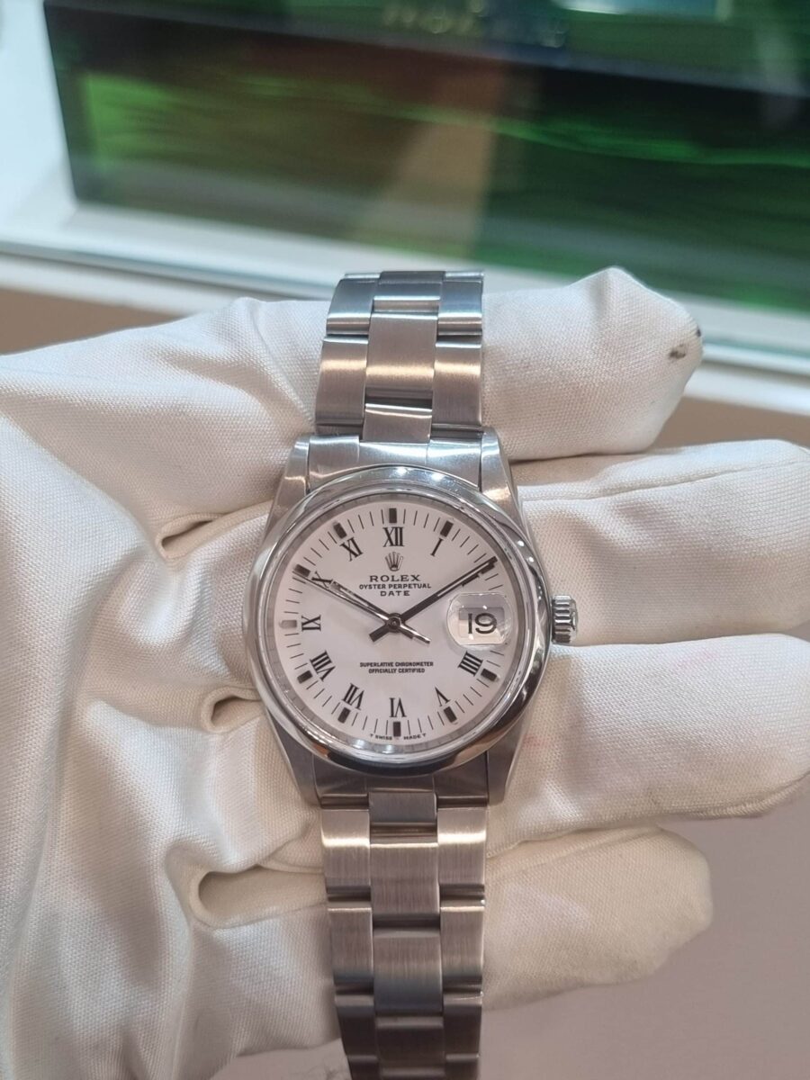 Rolex Oyster Perpetual Date Steel 34mm 15200 | Gothelf A. Watches — 4
