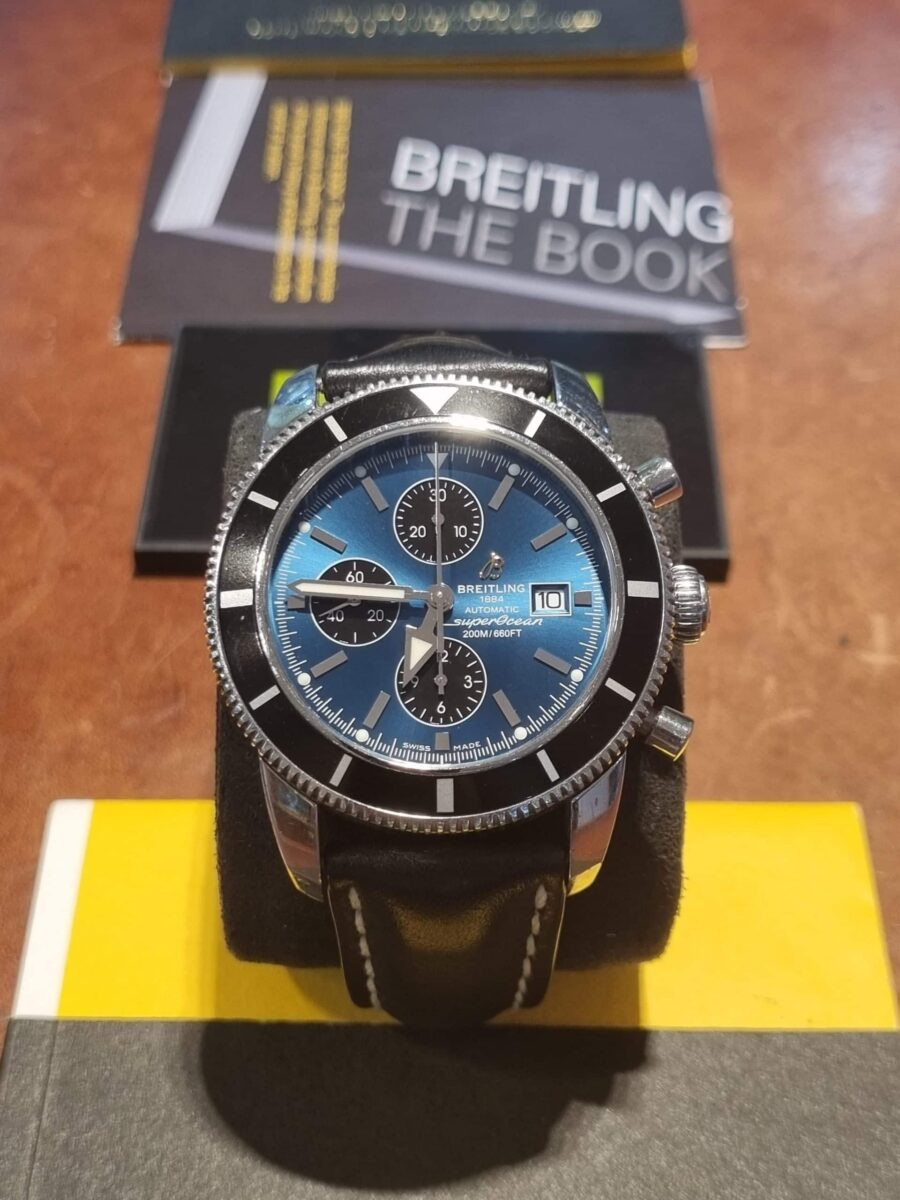 Breitling Superocean Heritage Chronograph 46mm Blue Dial ref.A13320 | Gothelf A. Watches — 4