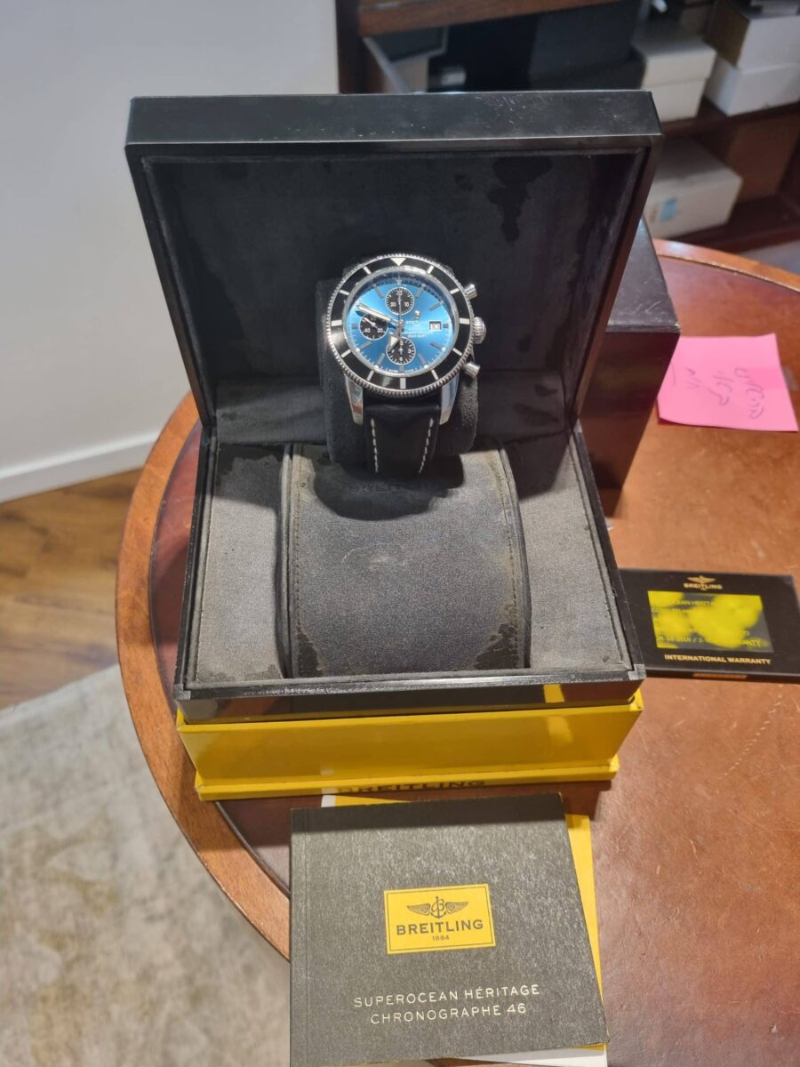 Breitling Superocean Heritage Chronograph 46mm Blue Dial ref.A13320 | Gothelf A. Watches — 7