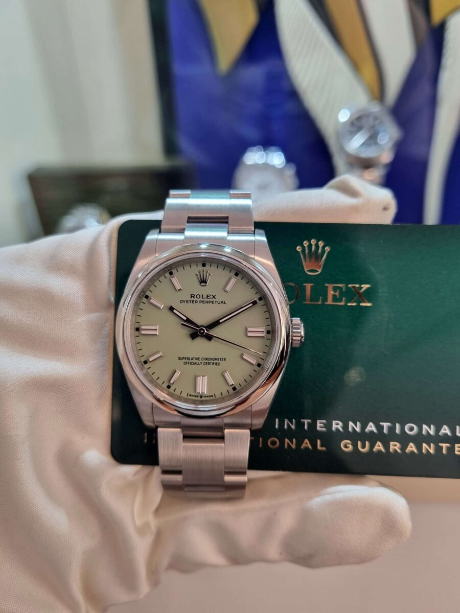 Rolex Oyster Perpetual 36mm Pistachio dial ref.126000 New 2025!! | Gothelf A. Watches — 5