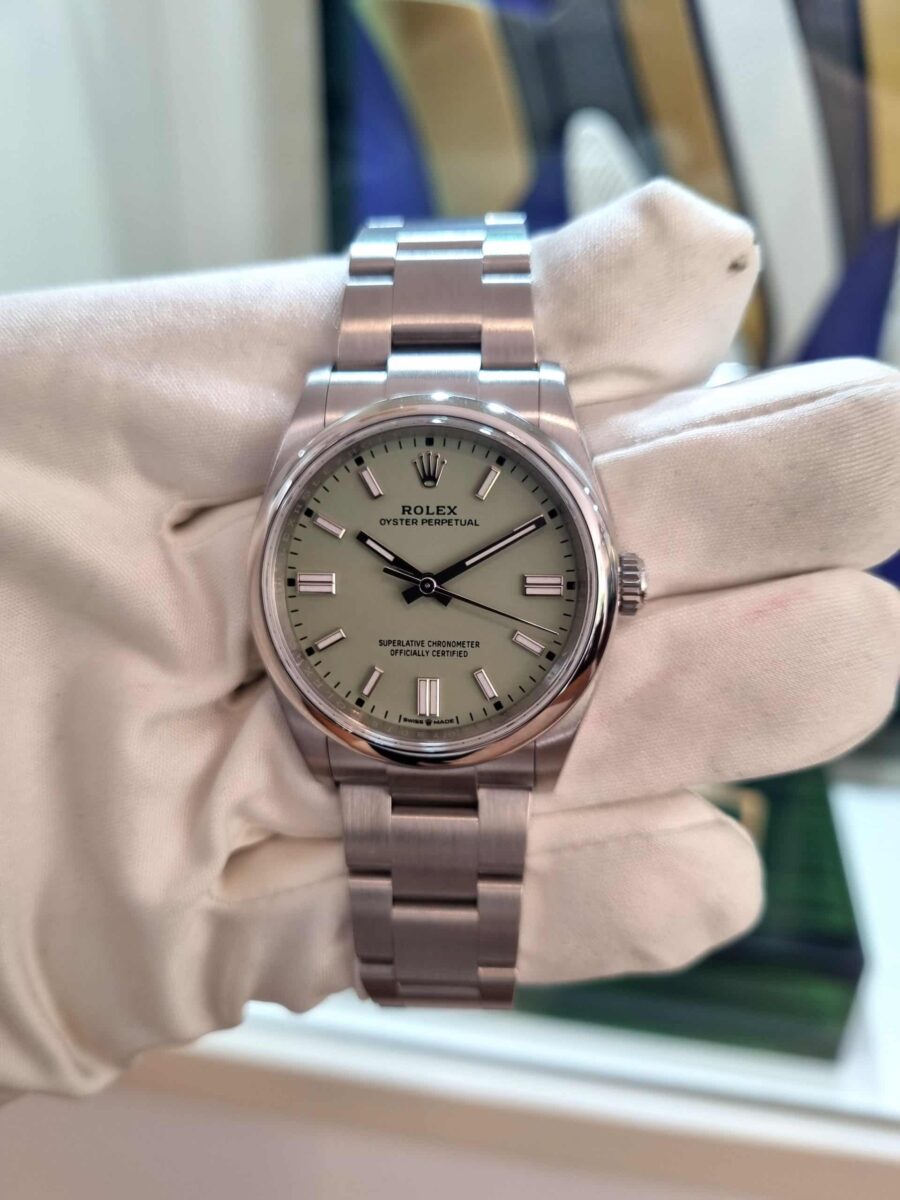 Rolex Oyster Perpetual 36mm Pistachio dial ref.126000 New 2025!! | Gothelf A. Watches — 6