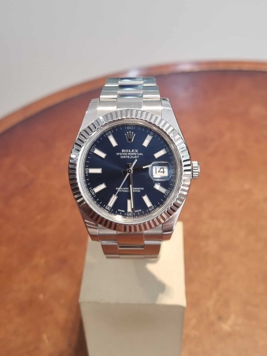 Rolex Datejust 2 41mm Blue dial ref.116334 | Gothelf A. Watches — 2