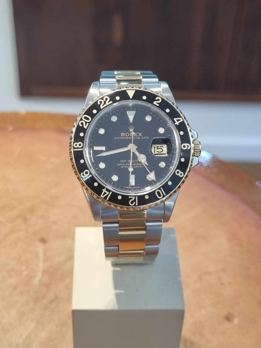 Rolex Gmt+Master II Oyster steel & 18k Gold ref.16713 from 1998 | Gothelf A. Watches — 3