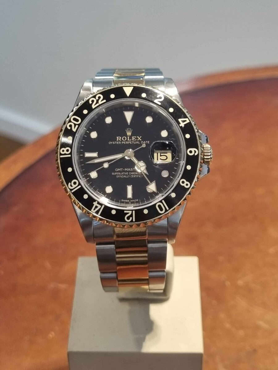 Rolex Gmt+Master II Oyster steel & 18k Gold ref.16713 from 1998 | Gothelf A. Watches — 2