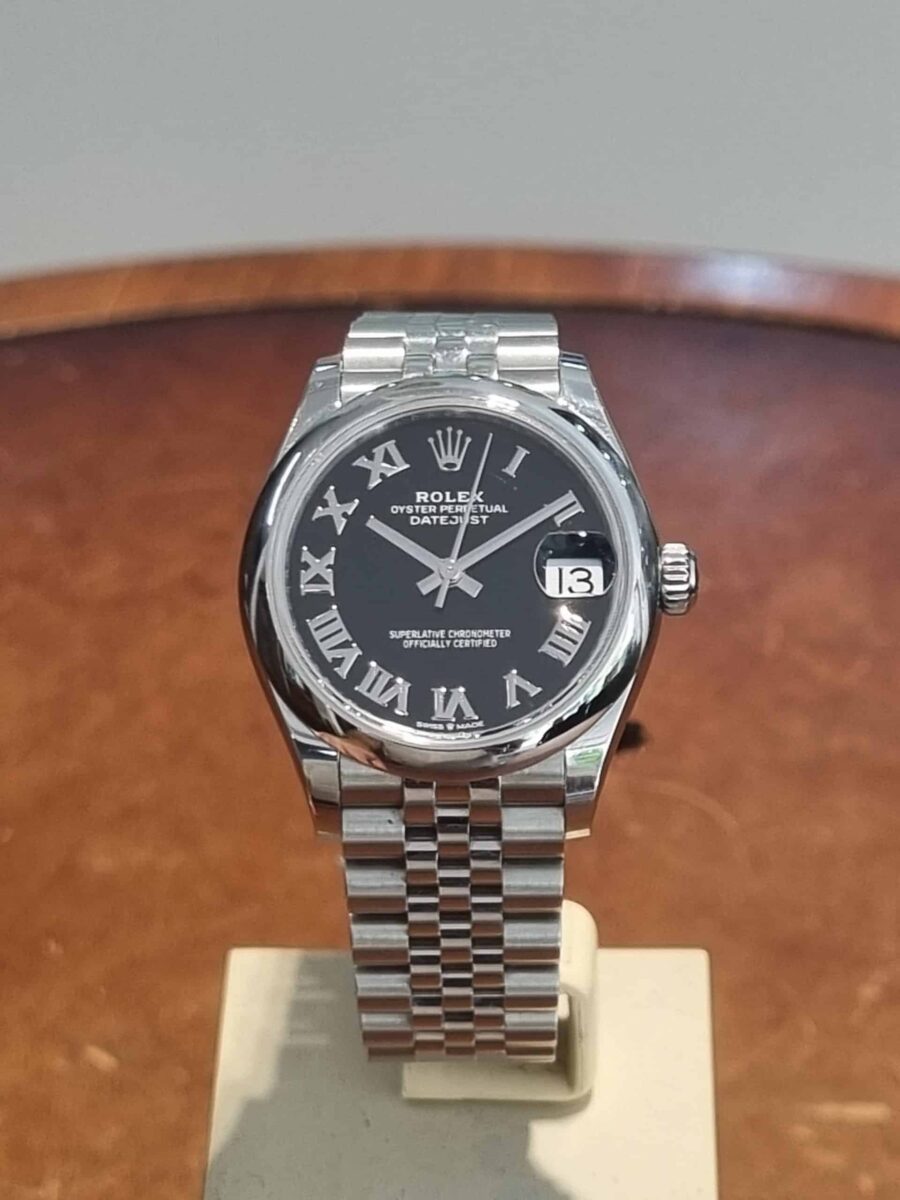 Rolex Datejust Ladies 31mm Black Roman dial Jubilee bracelet ref.278240 from 2021 | Gothelf A. Watches — 2