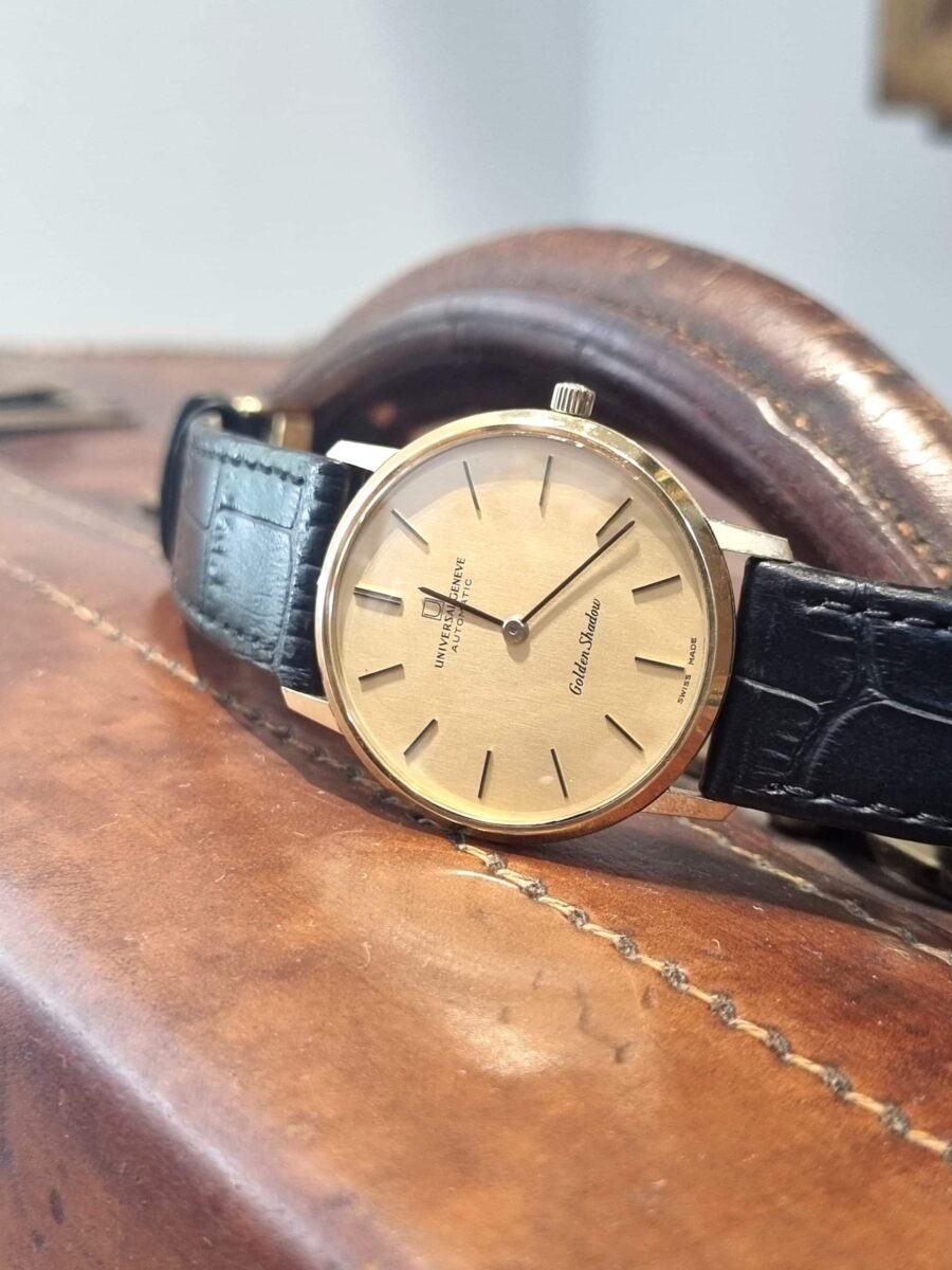 Universal Genève Golden Shadow Automatic 18k Yellow Gold Rare Great Condition 1970 | Gothelf A. Watches — 4