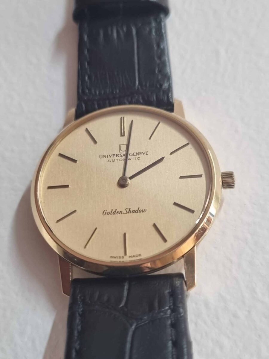 Universal Genève Golden Shadow Automatic 18k Yellow Gold Rare Great Condition 1970 | Gothelf A. Watches — 6