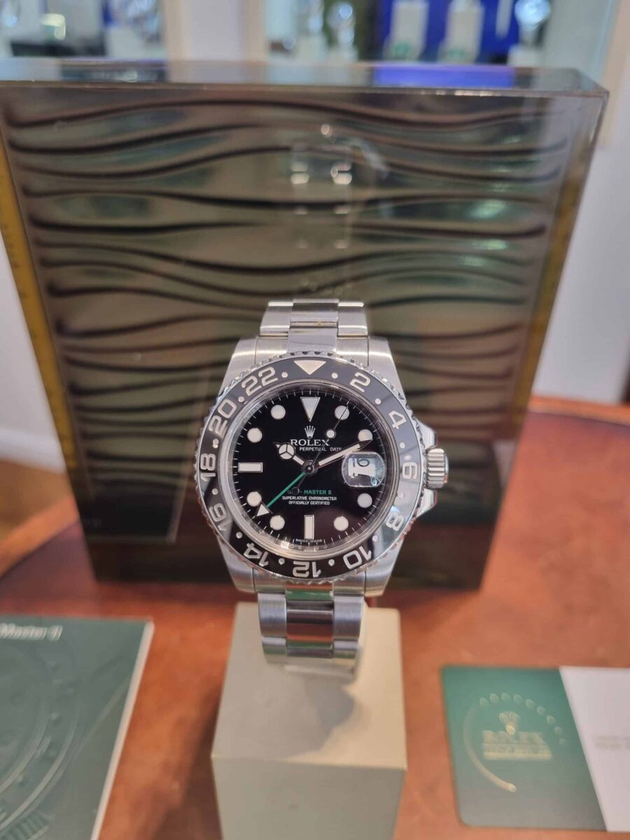 Rolex GMT MASTER II Steel 116710 pre-owned 2010 +1 Year Rolex Warranty | Gothelf A. Watches — 4