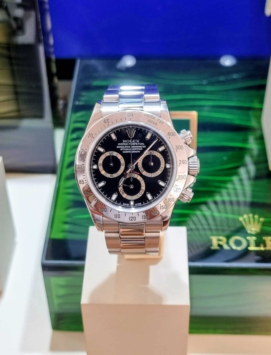 Rolex Daytona Cosmograph Chronograph Steel Black Dial 116520 | Gothelf A. Watches