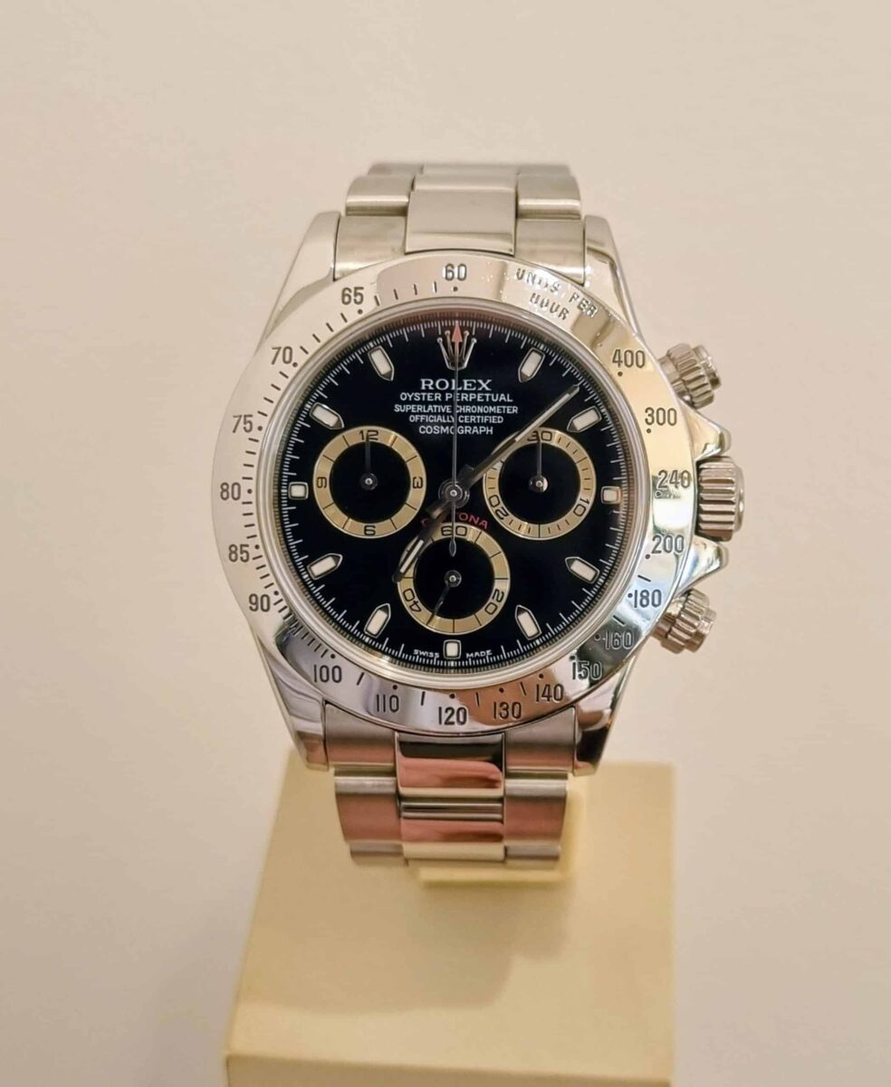 Rolex Daytona Cosmograph Chronograph Steel Black Dial 116520 | Gothelf A. Watches — 6